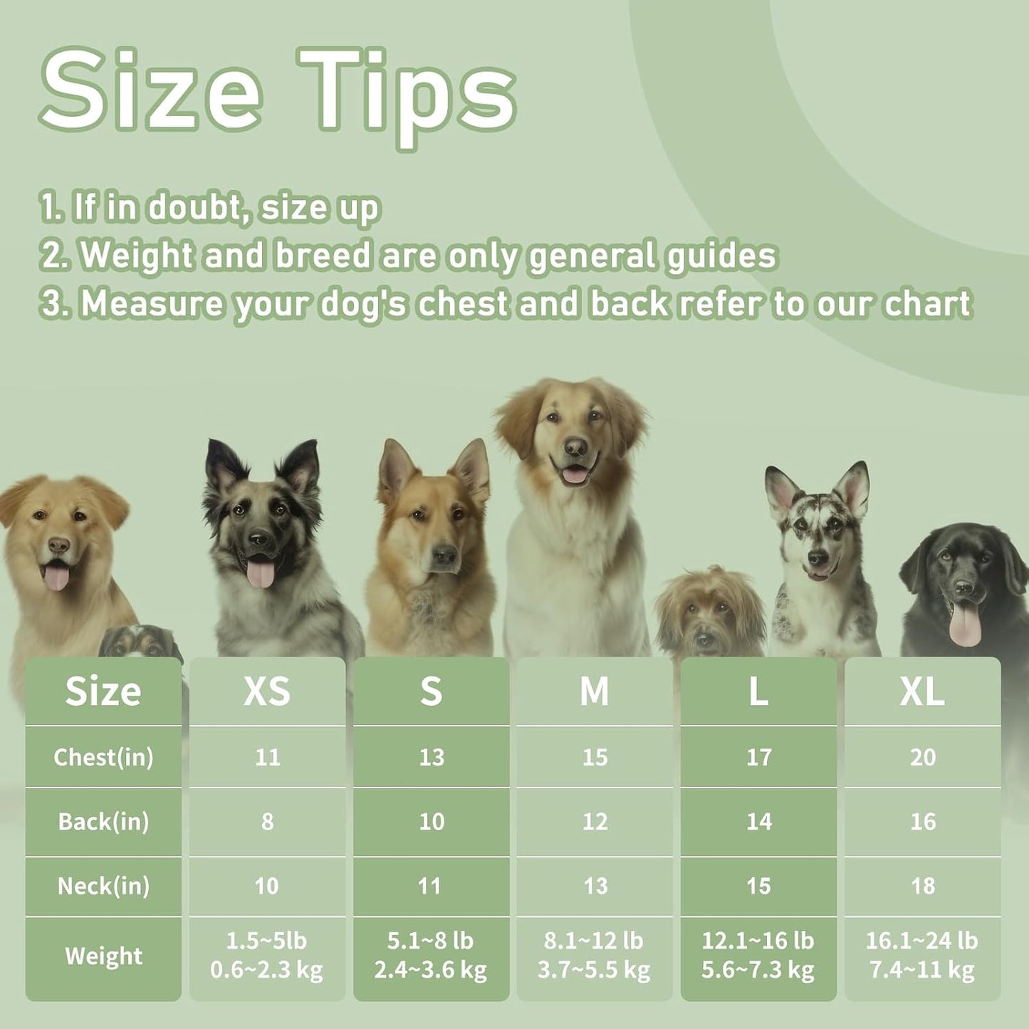 Dog Clothes, Stripe Dogs Shirts for Small & Medium Breeds, Pet Tank Top, Breathable Waffle Fabric Puppy Outfit, Shirt for Chihuahua, Yorkie, Dachshund, Corgi (Green, XLarge)